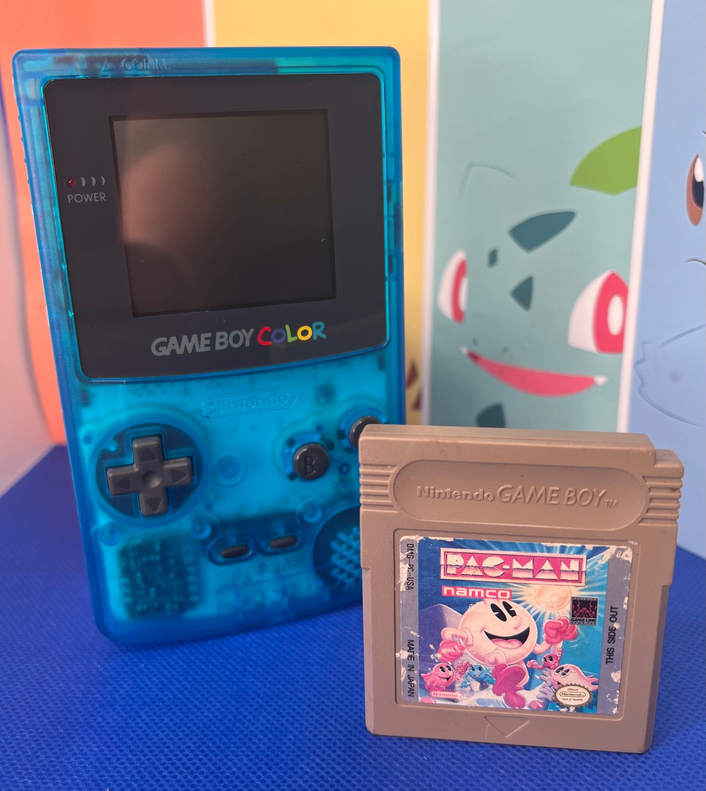 Custom GameBoy Color- PAC-MAN Bundle