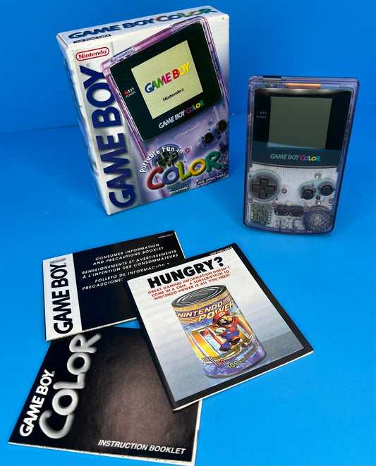 GameBoy Color Atomic Purple- Complete in Box